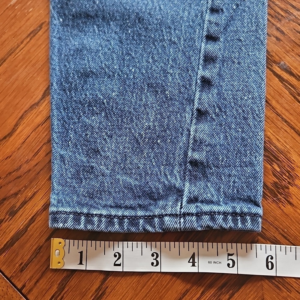 Levi's Wedgie Straight Fit Ankle Length Blue Womens Jeans Size 26 - Picture 14 of 14